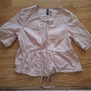 Pink baby doll top